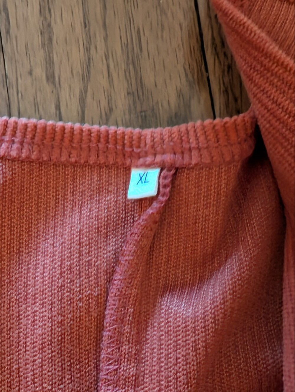 Women’s Rust Button-Front  Romper - Picture 2 of 2